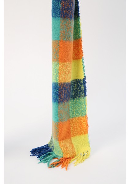 Püsküllü Kareli Atkı indirimleri