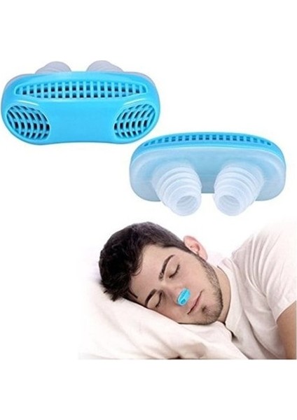 2N1 Anti Snoring Air Purifier Tıkanıklık horrlama Burun Klipsi