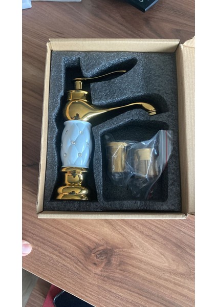 Gold Beyaz Lavabo Bataryası