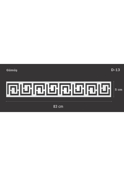Aynalı Pleksi Mobilya Süsü D-13 Seçenekli