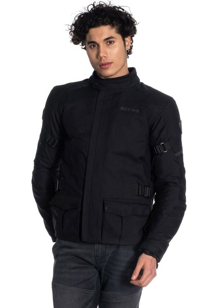 Vivaldi 4 Mevsim Motosiklet Montu - Siyah 2xl