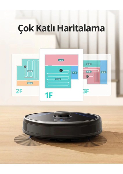 Eufy RoboVac LR30 Hybrid+ Toz Toplama İstasyonlu Akıllı Robot Süpürge - T2181 (Anker Türkiye Garantili)