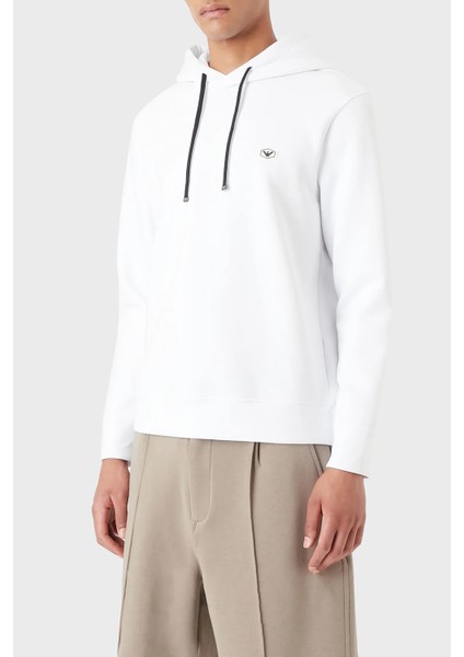 Regular Fit Pamuklu Kapüşonlu Sweat Erkek Sweat 8N1MD0 1jhsz 0100