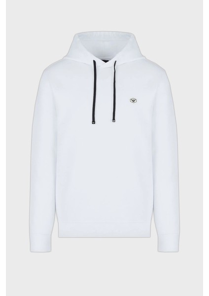 Regular Fit Pamuklu Kapüşonlu Sweat Erkek Sweat 8N1MD0 1jhsz 0100 fırsatları