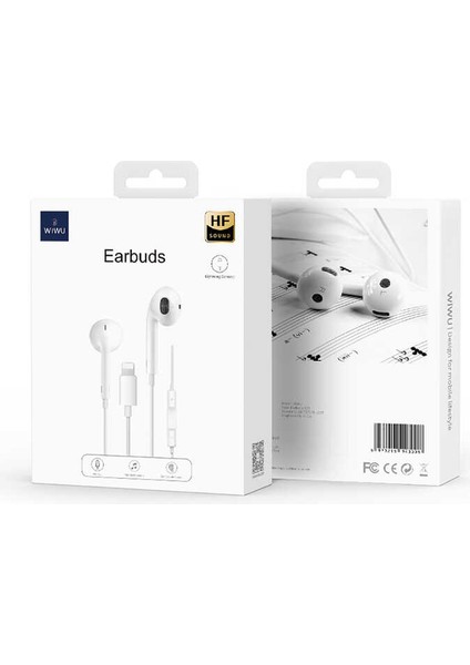 302 Tak Çalıştır Lightning iPhone Kulaklık Plug And Play