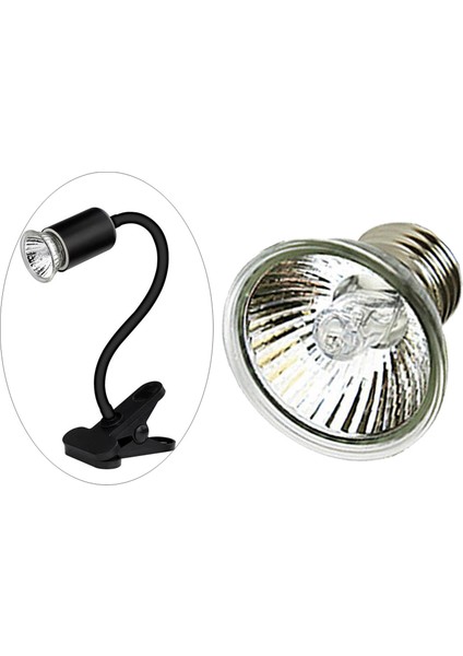 Sürüngenler Için Kelepçe Lambası Fikstürü. Terraryum Habitat Aydınlatma ve Isı Lambası 25W Ampuller modelleri