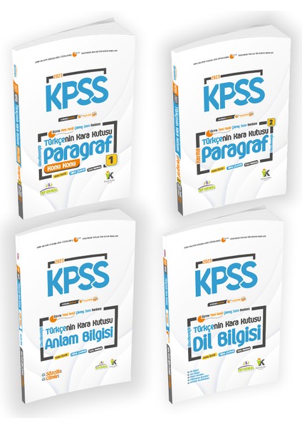 KPSS Türkçenin Kara Kutusu Dijital Çözümlü Konu Özetli ÖSYM Çıkmış Sor Bankası Altın Set Paket
