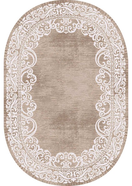 Dijital Baskılı Kaymaz Taban Yıkanabilir Oval Salon Halısı Mutfak Halısı Yolluk NDO-HK-104 fiyatları