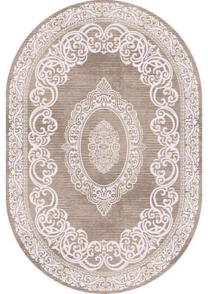Dijital Baskılı Kaymaz Taban Yıkanabilir Oval Salon Halısı Mutfak Halısı Yolluk NDO-HK-141 fiyatları