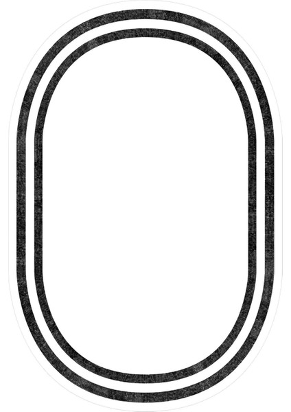 Dijital Baskılı Kaymaz Taban Yıkanabilir Oval Salon Halısı Mutfak Halısı Yolluk NDO-SD-299