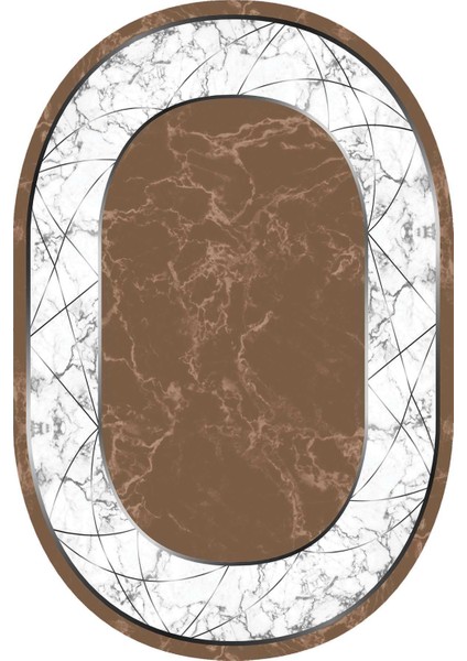 Dijital Baskılı Kaymaz Taban Yıkanabilir Oval Salon Halısı Mutfak Halısı Yolluk NDO-HT-657 fiyatları