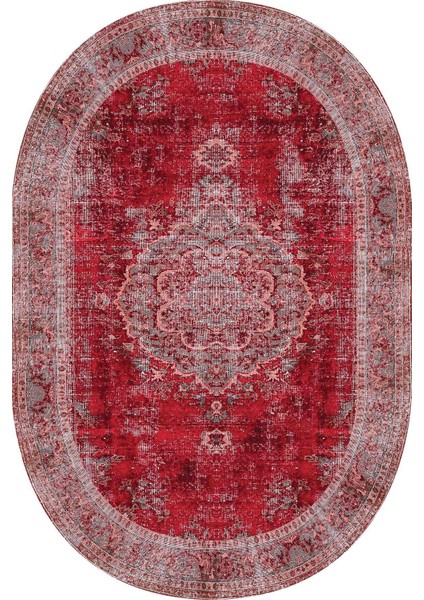 Dijital Baskılı Kaymaz Taban Yıkanabilir Oval Salon Halısı Mutfak Halısı Yolluk NDO-HY-1198 fiyatları