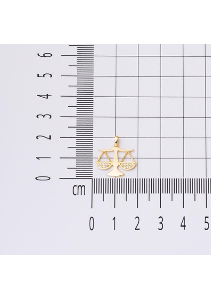 14 Ayar Altın Terazi Kolye modelleri