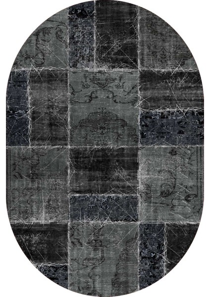 Dijital Baskılı Kaymaz Taban Yıkanabilir Oval Salon Halısı Mutfak Halısı Yolluk NDO-HT-922 fiyatları