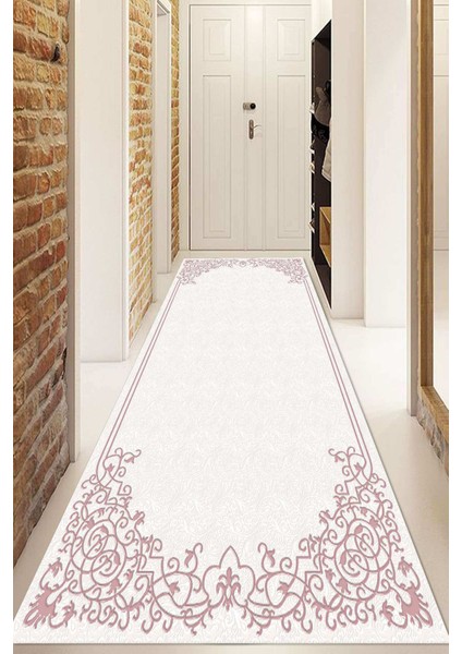 Dijital Baskılı Kaymaz Taban Yıkanabilir Modern Yolluk ve Koridor Halısı NDU-HK-146