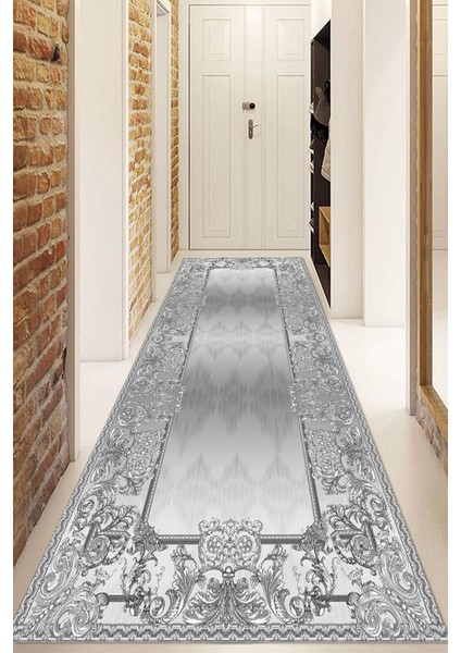 Dijital Baskılı Kaymaz Taban Yıkanabilir Modern Yolluk ve Koridor Halısı Ndu-Hk-85