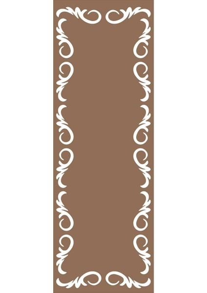 Dijital Baskılı Kaymaz Taban Yıkanabilir Modern Yolluk ve Koridor Halısı NDU-HT-874