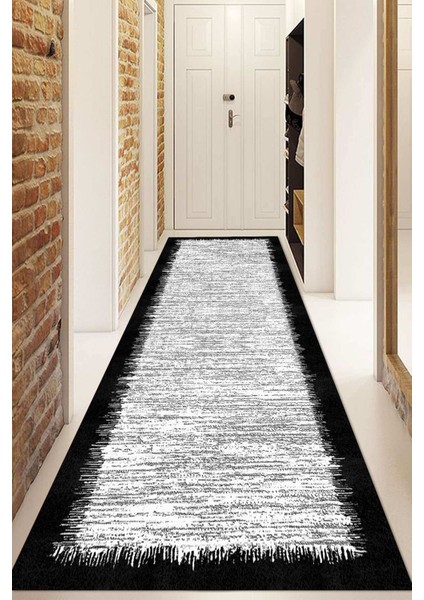 Dijital Baskılı Kaymaz Taban Yıkanabilir Modern Yolluk ve Koridor Halısı NDU-HT-511