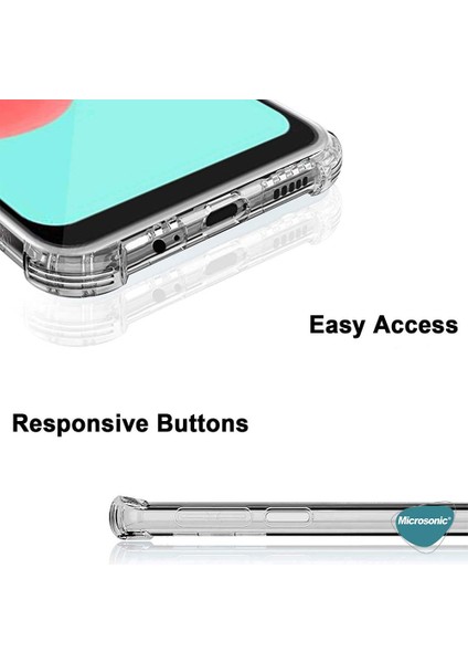 Samsung Galaxy A04S Kılıf Shock Absorbing Şeffaf