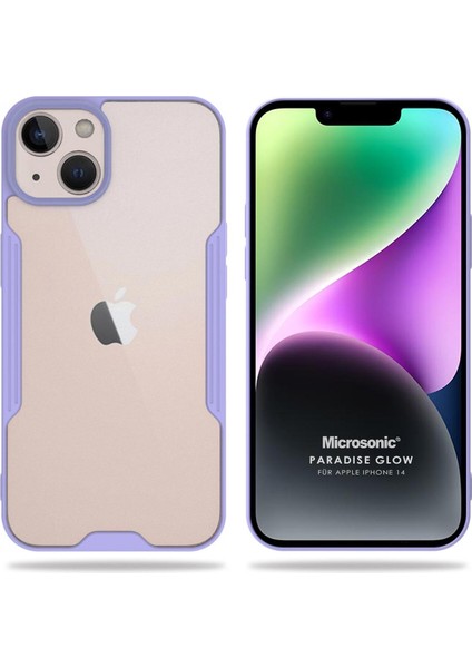 Apple iPhone 14 Kılıf Paradise Glow Lila