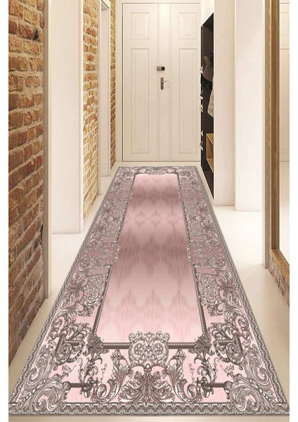 Dijital Baskılı Kaymaz Taban Yıkanabilir Modern Yolluk ve Koridor Halısı Ndu-Hk-83
