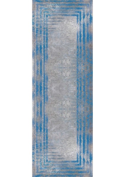 Dijital Baskılı Kaymaz Taban Yıkanabilir Modern Yolluk ve Koridor Halısı NDU-SD-235