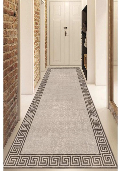 Dijital Baskılı Kaymaz Taban Yıkanabilir Modern Yolluk ve Koridor Halısı NDU-HY-1246
