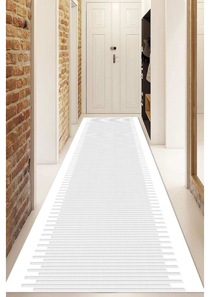 Dijital Baskılı Kaymaz Taban Yıkanabilir Modern Yolluk ve Koridor Halısı NDU-SD-316
