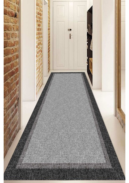 Dijital Baskılı Kaymaz Taban Yıkanabilir Modern Yolluk ve Koridor Halısı NDU-HT-232