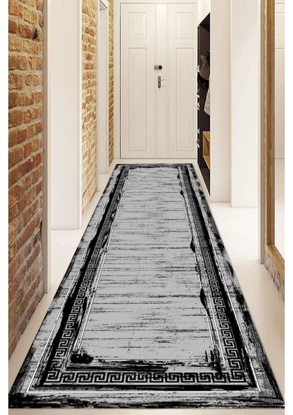 Dijital Baskılı Kaymaz Taban Yıkanabilir Modern Yolluk ve Koridor Halısı NDU-SD-867