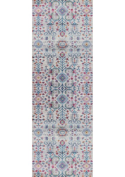 Dijital Baskılı Kaymaz Taban Yıkanabilir Modern Yolluk ve Koridor Halısı NDU-HT-755