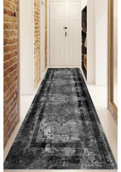 Dijital Baskılı Kaymaz Taban Yıkanabilir Modern Yolluk ve Koridor Halısı NDU-SD-278