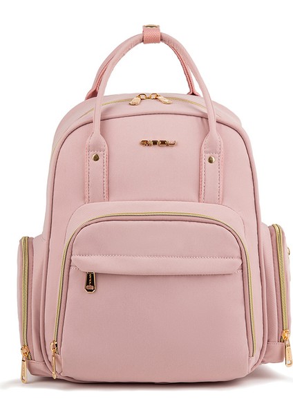 Çok Fonsksiyonlu Anne ve Bebek Çantası - Pembe (Yurt Dışından)