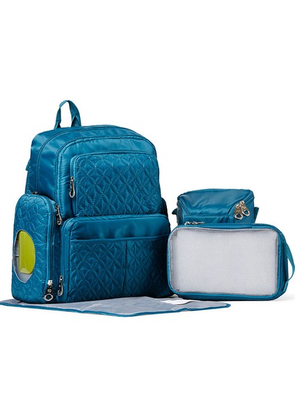 Büyük Kapasiteli Bebek Bakım Çantası - Mavi (Yurt Dışından)