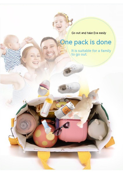 Çok Fonksiyonlu Su Geçirmez Bebek Bakım Çantası - Beyaz (Yurt Dışından) modelleri