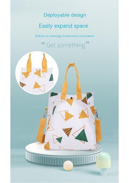 Çok Fonksiyonlu Su Geçirmez Bebek Bakım Çantası - Beyaz (Yurt Dışından) fırsatları