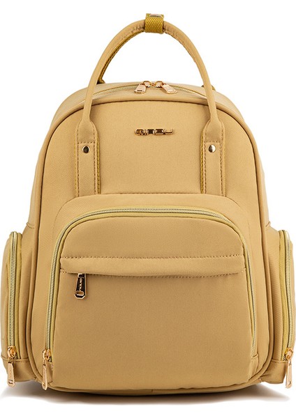 Çok Fonsksiyonlu Anne ve Bebek Çantası - Sarı (Yurt Dışından)