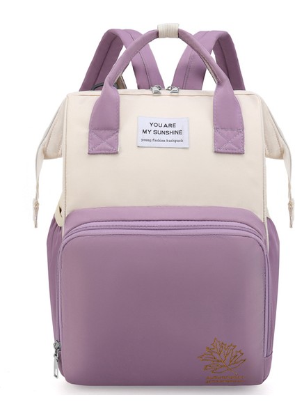 Büyük Kapasiteli Çok Fonksiyonlu Sırt Çantası - Mor (Yurt Dışından)