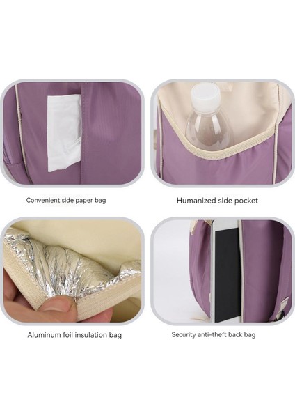 Büyük Kapasiteli Çok Fonksiyonlu Sırt Çantası - Mor (Yurt Dışından) indirimleri