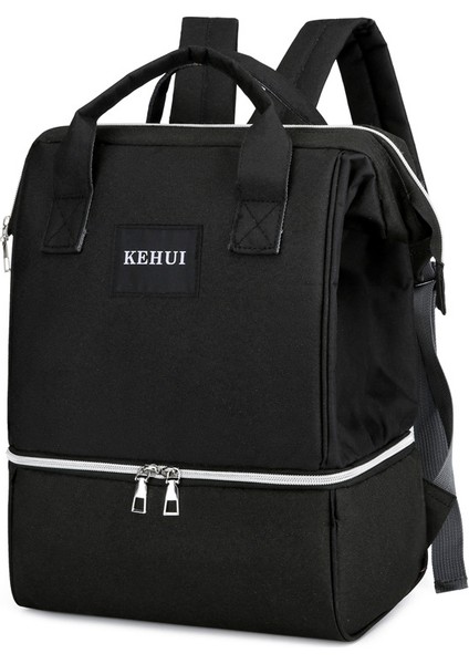 Çok Fonksiyonlu Su Geçirmez Bebek Bakım Çantası - Siyah (Yurt Dışından)