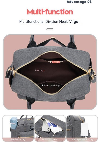 Büyük Kapasiteli Çok Fonksiyonlu Sırt Çantası - Gri (Yurt Dışından) fiyatları