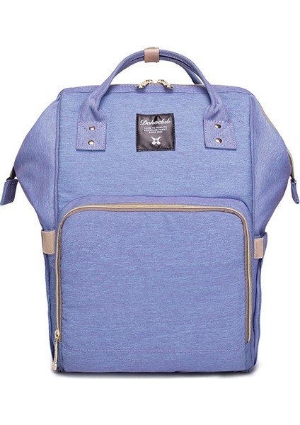 Çok Fonksiyonlu Büyük Kapasiteli Anne-Bebek Sırt Çantası - Mor (Yurt Dışından)