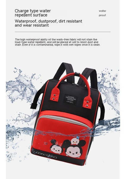 Bebek Bakım Çantası - Kırmızı/siyah (Yurt Dışından) modelleri