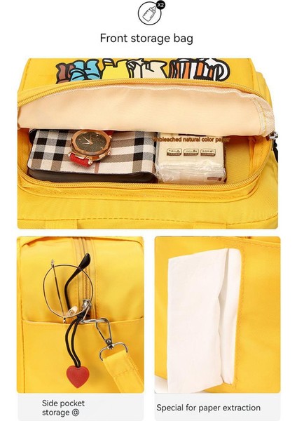 Bebek Bakım Çantası - Sarı (Yurt Dışından) indirimleri