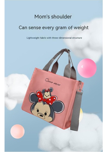 Çok Işlevli Bebek Bakım Çantası - Pembe (Yurt Dışından) fiyatları