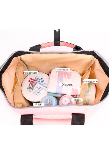 Çok Işlevli Bebek Bakım Çantası - Pembe (Yurt Dışından) indirimleri