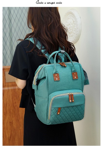 Büyük Kapasiteli Bebek Bakım Çantası - Yeşil (Yurt Dışından) fiyatları