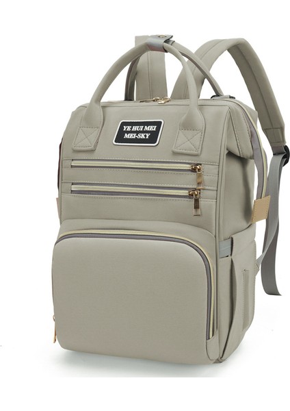 Çok Bölmeli Büyük Kapasiteli Bebek Bakım Çantası - Yeşil (Yurt Dışından)