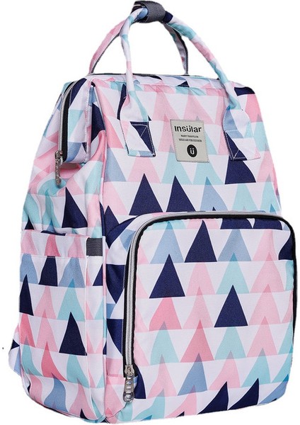 Büyük Kapasiteli Bebek Bakım Çantası - Çok Renkli (Yurt Dışından)