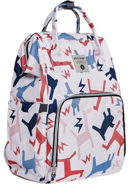 Büyük Kapasiteli Bebek Bakım Çantası - Çok Renkli (Yurt Dışından)